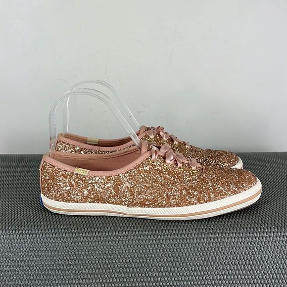 kate spade Shoes Kate Spade X Keds Collab Pink Glitter Sparkle Athletic Shoes Us Womens Size